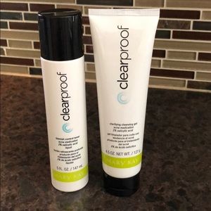 Mary Kay Clearproof cleanser and toner